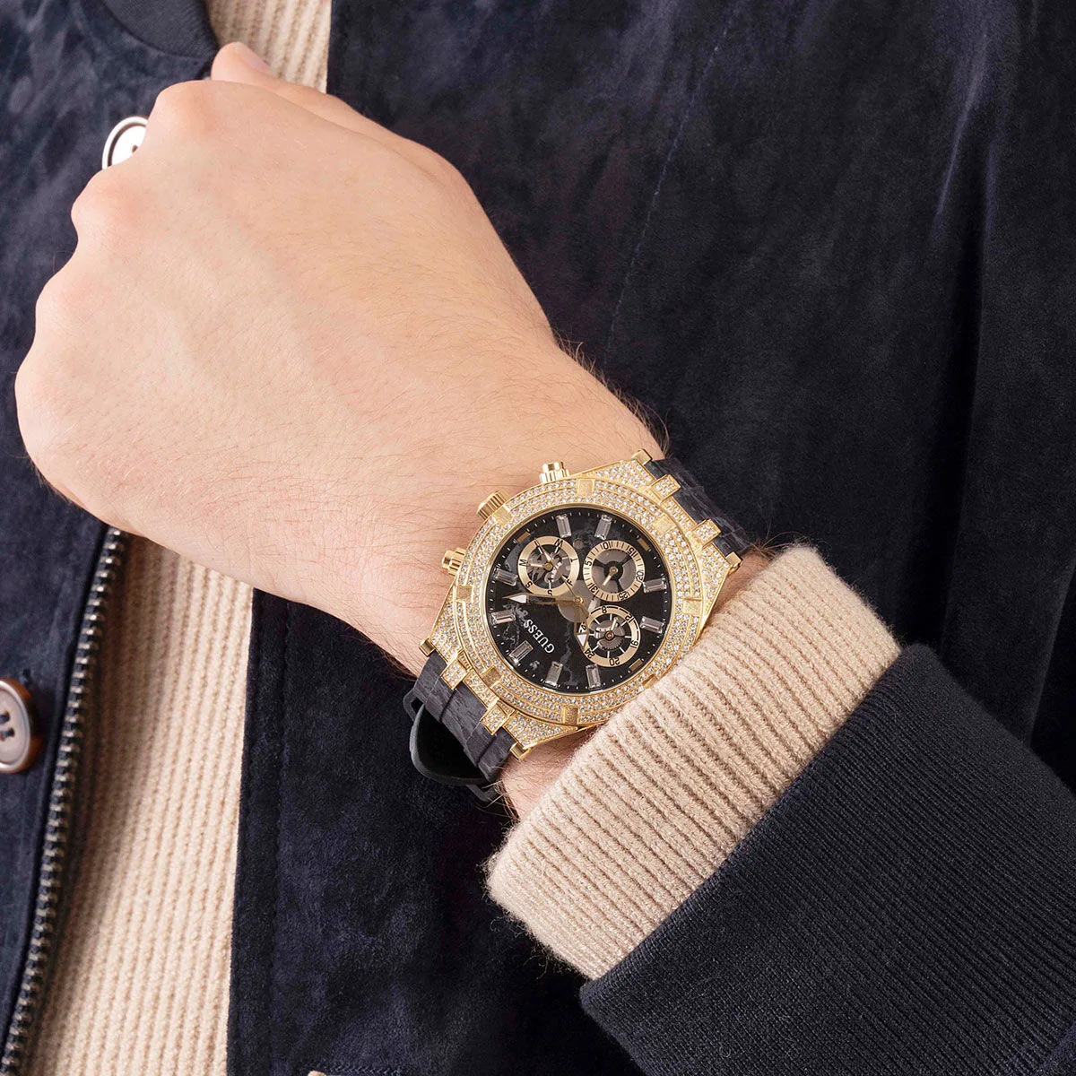 Guess Машки Часовник GUGW0418G2 4