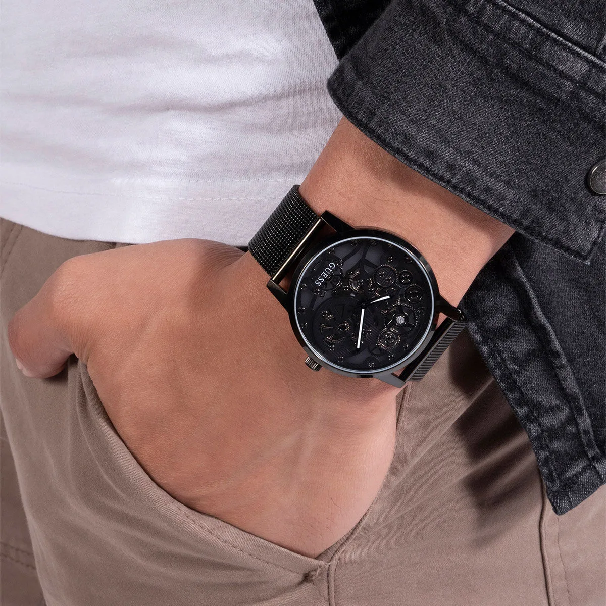 Guess Машки Часовник GUGW0538G3 5