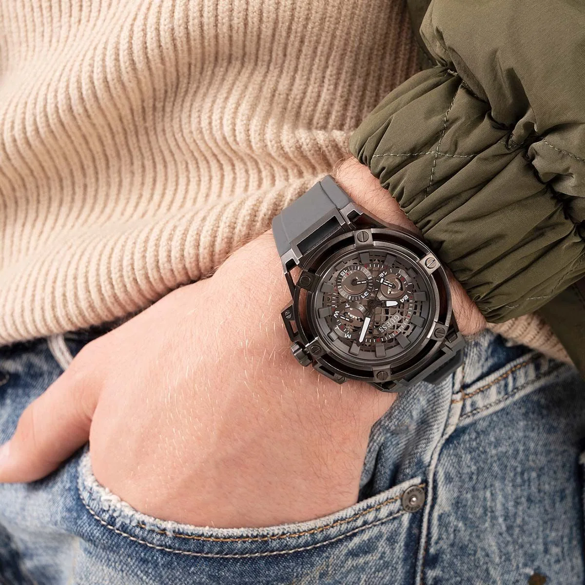 Guess Машки Часовник GUGW0423G3 8
